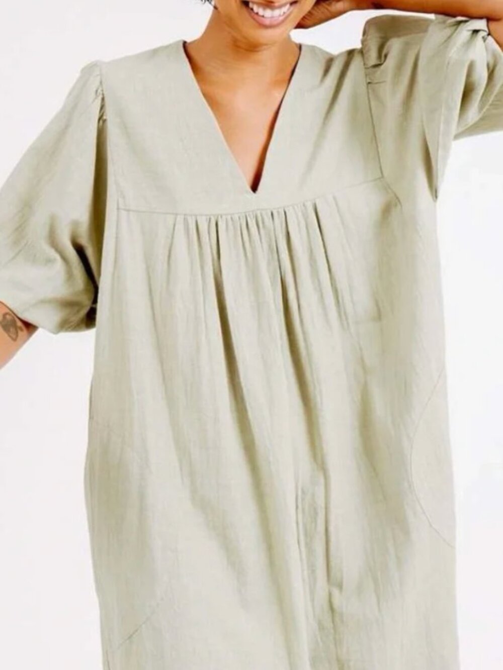 MIRTH Belem Dress Sage Green Size M